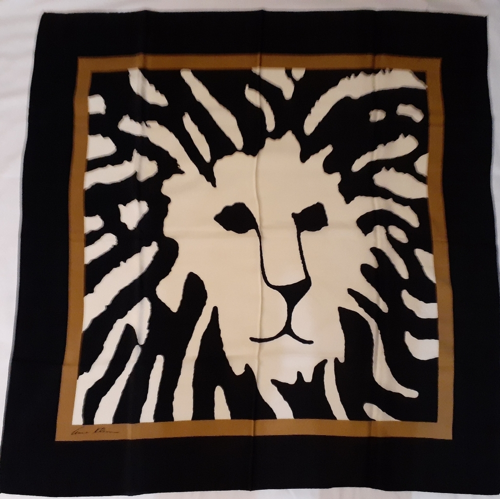 Calvin Klein silk scarf